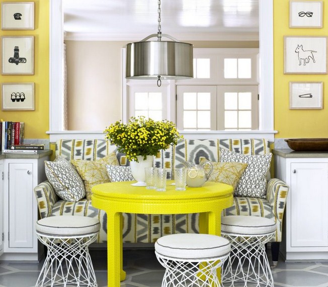 Warna Rumah Kuning Manis dan Kreatif