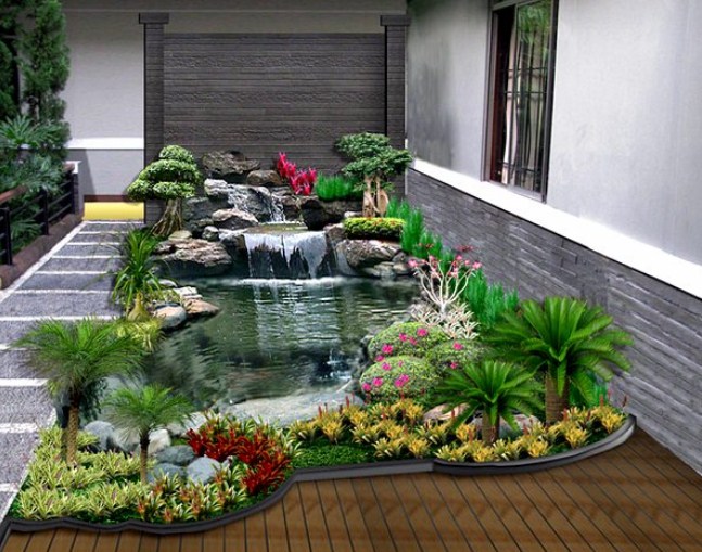 Desain Taman Rumah Minimalis Cocok Untuk Lahan Sempit